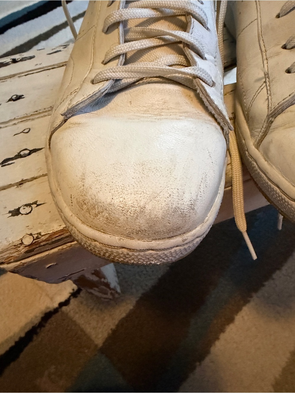 NIKE Leather Tennis Sneaker - Picture 11 of 12